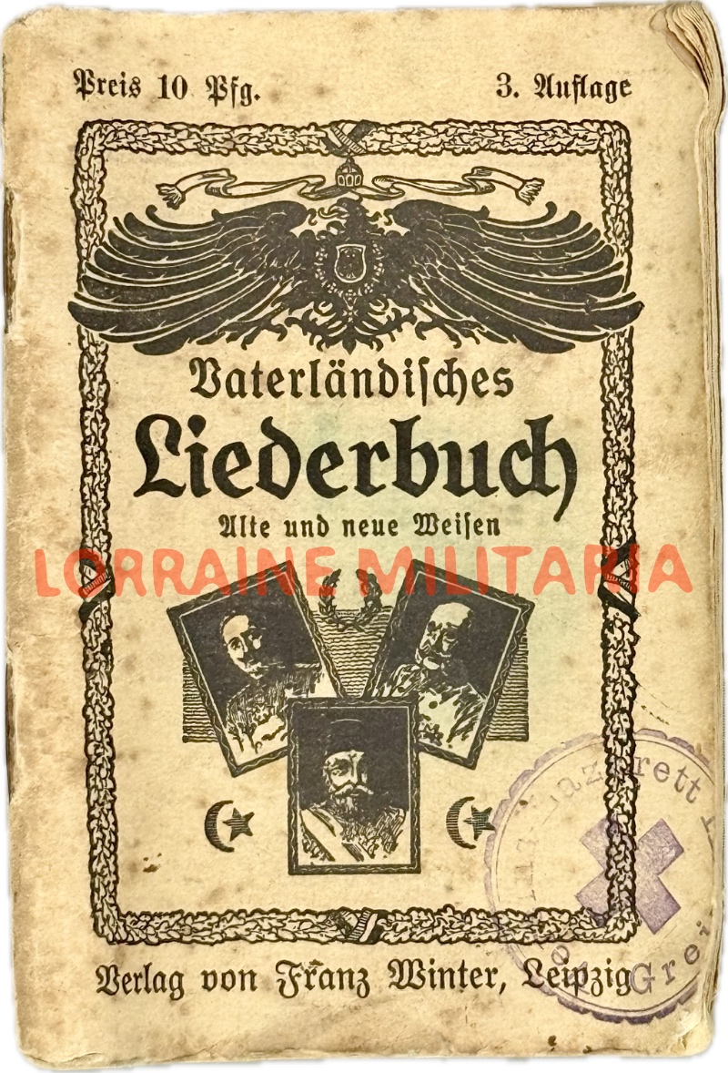 militaria : LIVRET DE CHANTS PATRIOTIQUES ET MILITAIRES ALLEMANDS