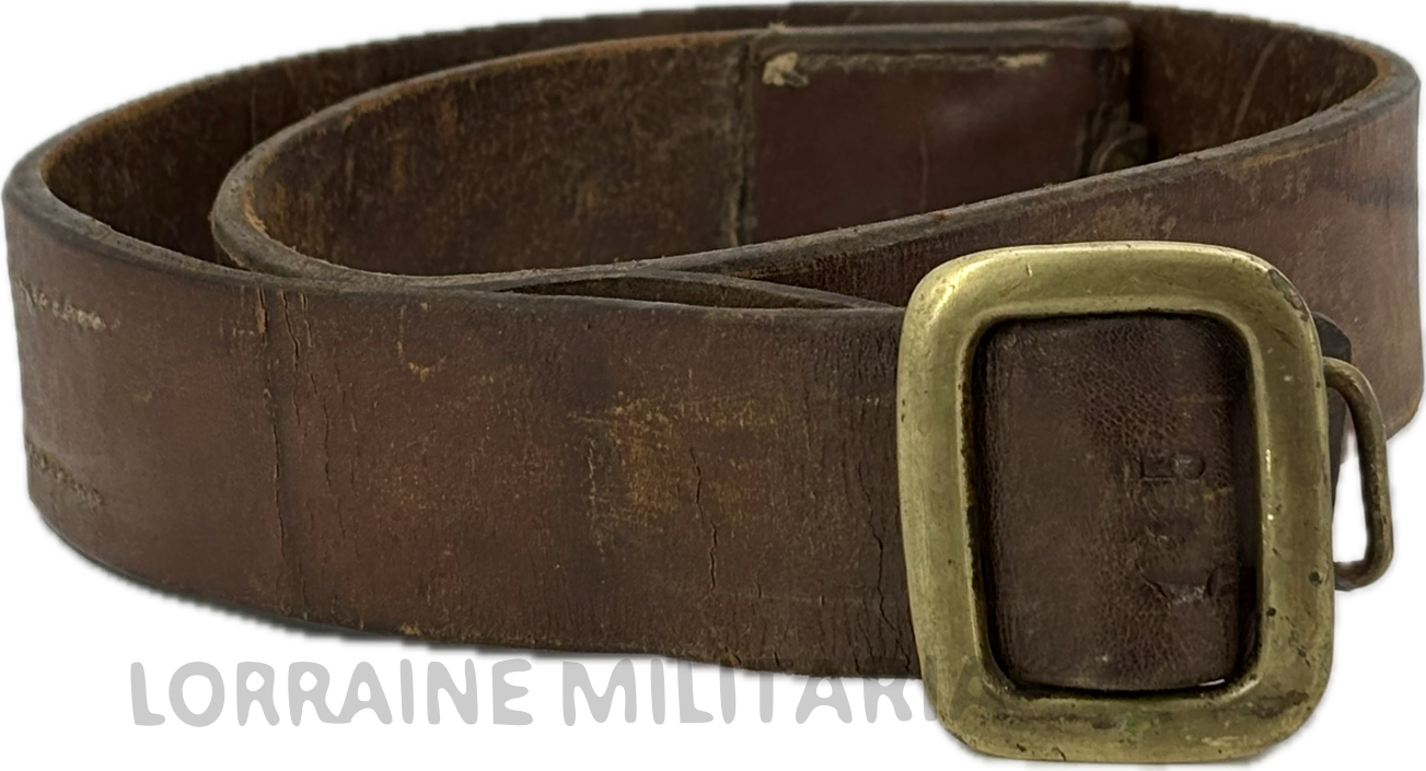 militaria : CEINTURON ALLEMAND POUR TROUPES MONTEES BOUCLE LAITON