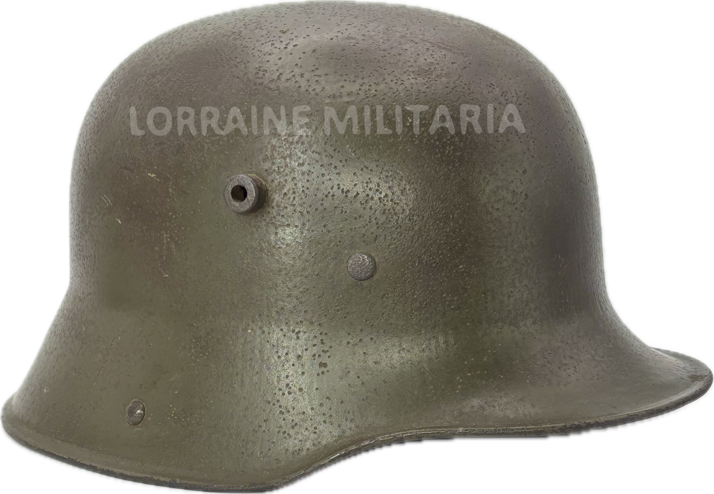 militaria : STAHLHELM MODELE 1916 FELDGRAU NOMINATIF D'UN SOUS-OFFICIER