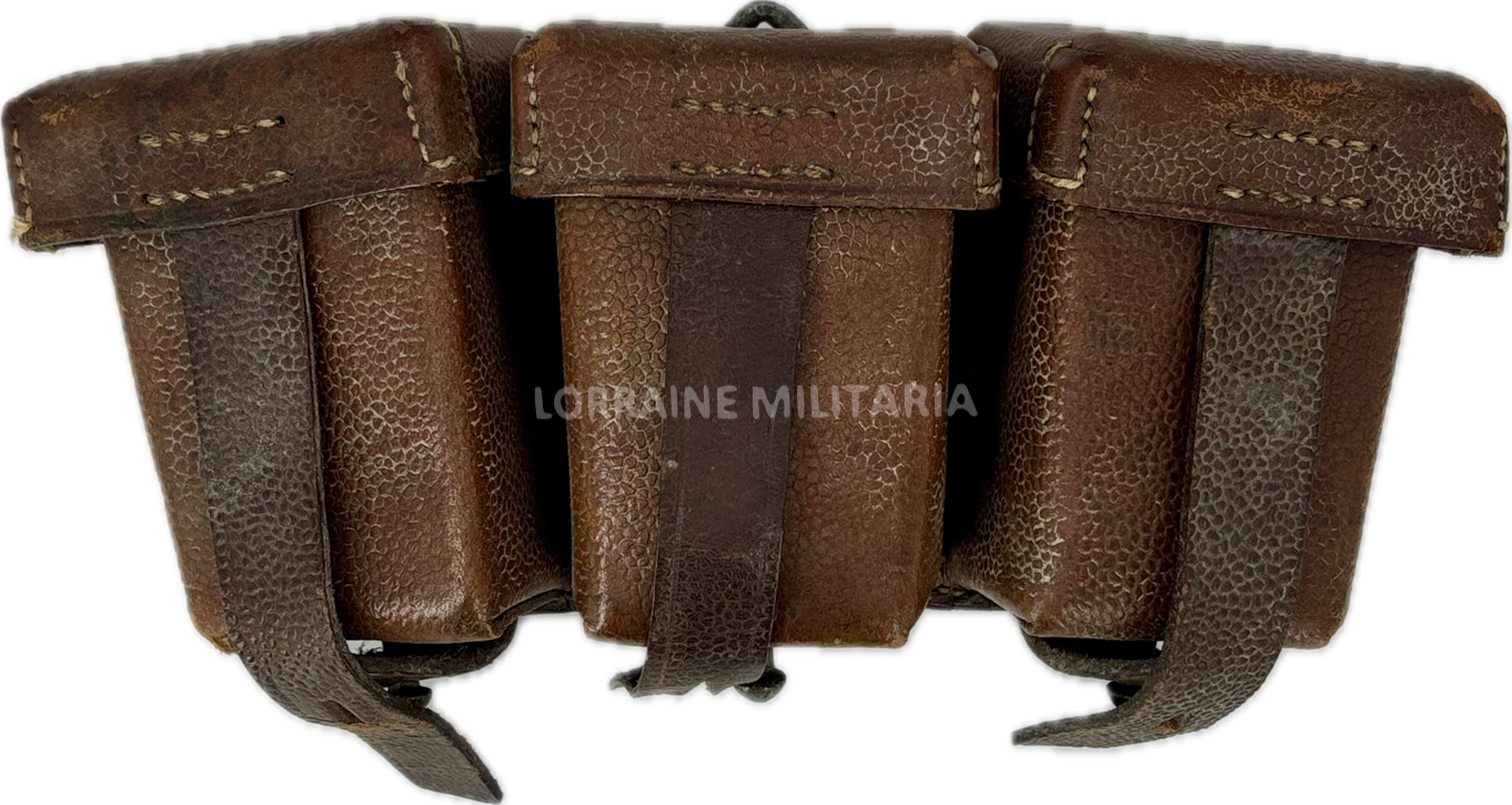 militaria : CARTOUCHIERE ALLEMANDE TROUPE INFANTERIE MLE 1909 DATEE 1915