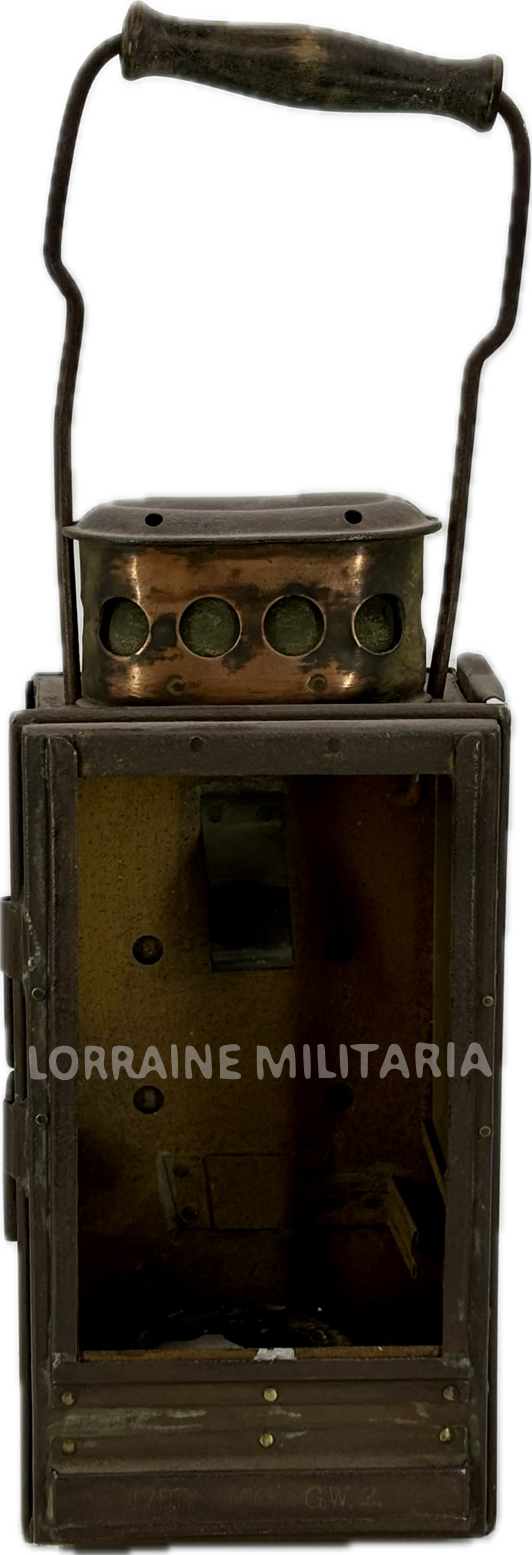 militaria : LANTERNE ALLEMANDE REGLEMENTAIRE CHARRIOT MITRAILLEUR MGK DU 178 IR