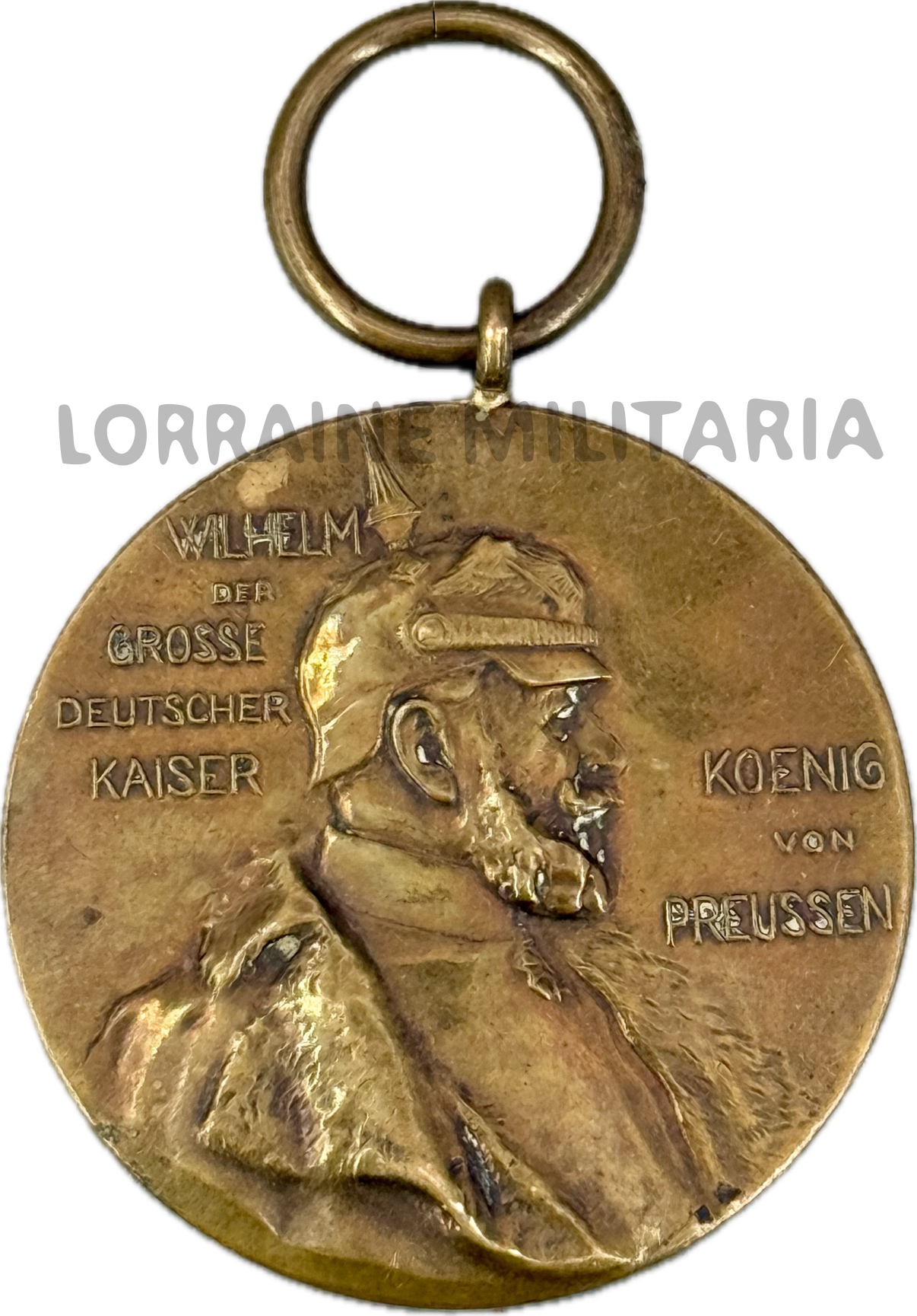 militaria : MEDAILLE COMMEMORATIVE ALLEMANDE POUR LES 100 ANS DE WILHELM I