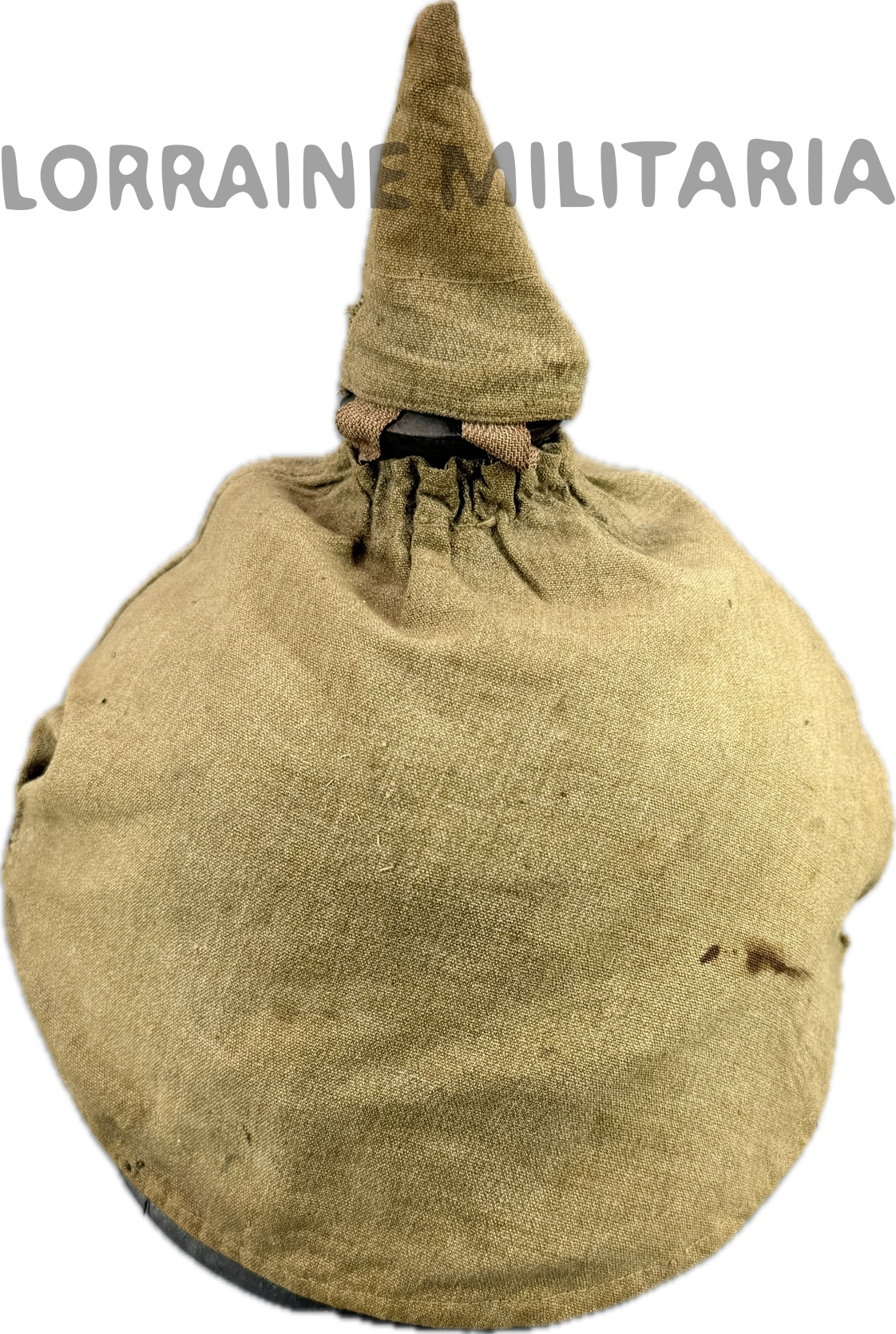 militaria : COUVRE CASQUE A POINTE TROUPE INFANTERIE