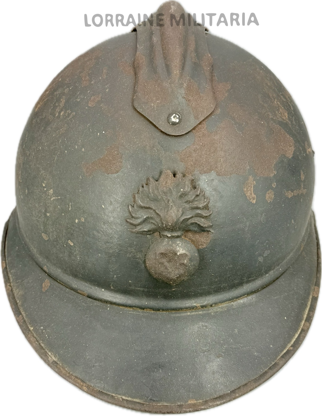 militaria : CASQUE ADRIAN INFANTERIE BLEU HORIZON
