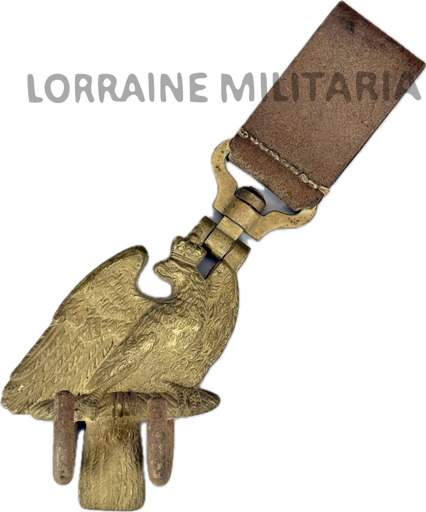 militaria : PORTE TAMBOUR ALLEMAND PRUSSE / BADE MODELE LAITON DATE 1915