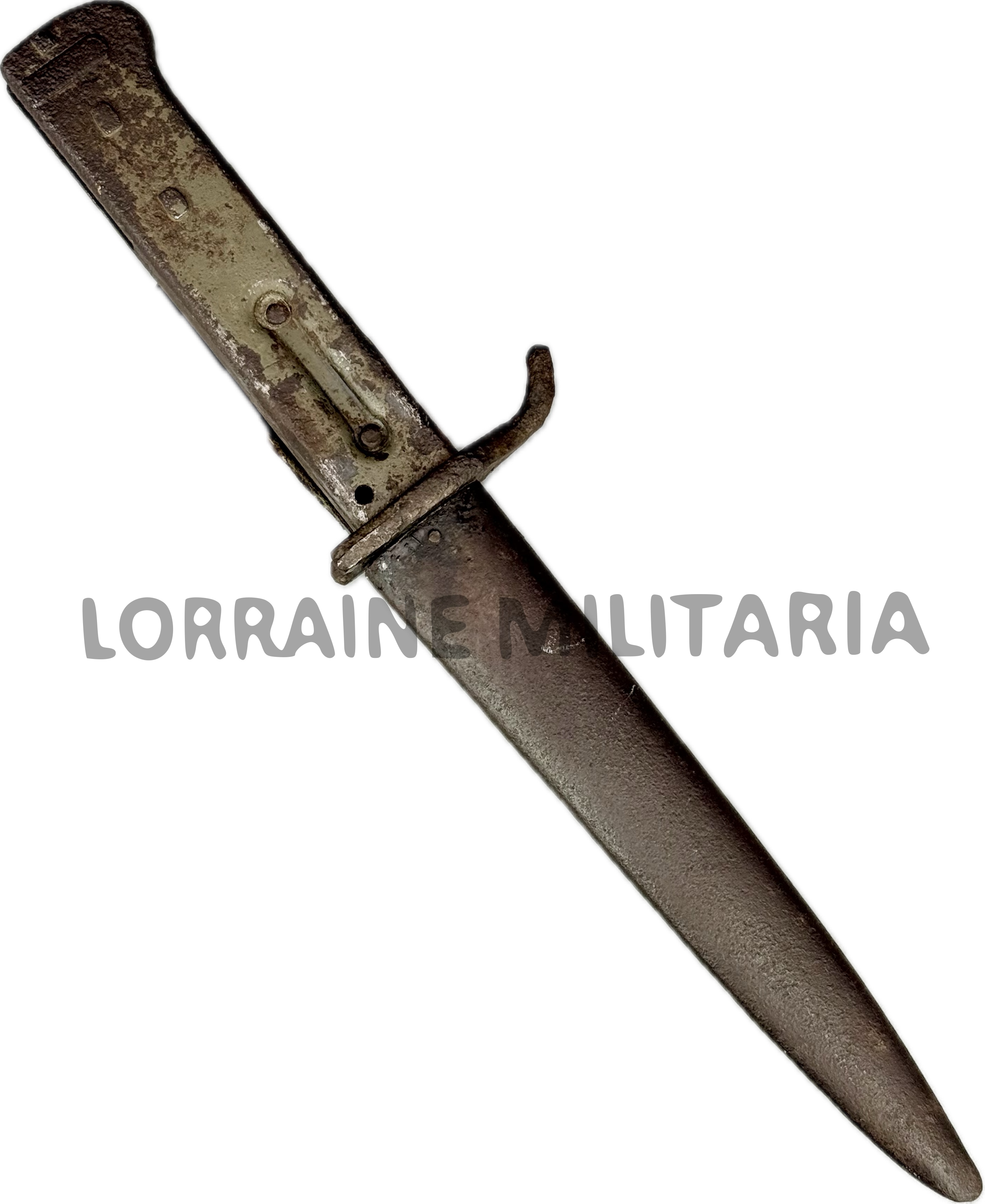 militaria : RARE COUTEAU BAIONNETTE DE COMBAT KOELLER ALLEMAND AVEC FOURREAU